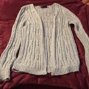 SOLD~ Light blue knitted cardigan